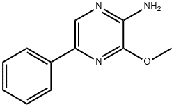 3-Methoxy-5-phenyl-pyrazin-2-ylaMine Struktur