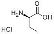 (R)-2-AMINO-BUTYRIC ACID HYDROCHLORIDE 化学構造式