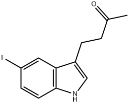 4-(5-氟-1H-吲哚-3-基)-2-丁酮, 676122-92-2, 结构式