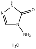 3H-1,2,4-Triazol-3-one,4-amino-2,4-dihydro-,monohydrate(9CI) 化学構造式