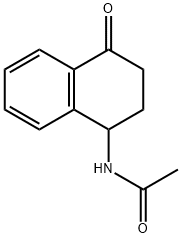 N-(4-oxo-1,2,3,4-tetrahydronaphthalen-1-yl)acetamide 结构式