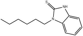 1-己基-1H-1,3-苯并二唑-2-硫醇, 67624-30-0, 结构式