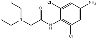 4'-Amino-2',6'-dichloro-2-(diethylamino)acetanilide,67625-01-8,结构式