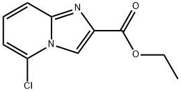 5-クロロイミダゾ[1,2-A]ピリジン-2-カルボン酸エチル 化学構造式