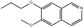 Isoquinoline, 6-methoxy-7-propoxy- (9CI),67625-58-5,结构式