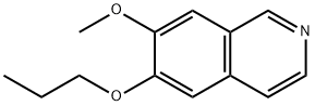 Isoquinoline, 7-methoxy-6-propoxy- (9CI) Struktur