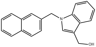 1-(2-NAPHTHALENYLMETHYL)-1H-INDOLE-3-METHANOL Struktur