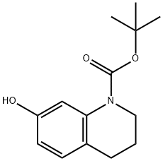TERT-BUTYL 7-HYDROXY-3,4-DIHYDROQUINOLINE-1(2H)-CARBOXYLATE Structure