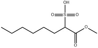 1-methyl 2-sulphooctanoate,67633-90-3,结构式