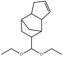 5-(ジエトキシメチル)-3a,4,5,6,7,7a-ヘキサヒドロ-4,7-メタノ-1H-インデン 化学構造式