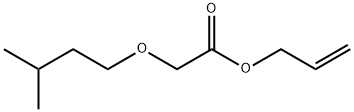 Allyl (3-methylbutoxy)acetate Struktur