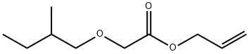 Allyl (2-methylbutoxy)acetate Struktur