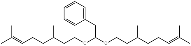 [2,2-双(3,7-二甲基-6-辛烯基)氧]乙基苯, 67634-04-2, 结构式