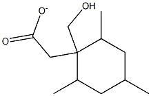 2,4,6-trimethylcyclohexylmethyl acetate,67634-05-3,结构式