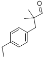 α,α-二甲基-2-乙基苯丙醛,67634-14-4,结构式