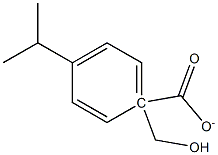ぎ酸4-(1-メチルエチル)ベンジル 化学構造式