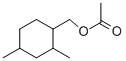 CYCLOHEXANE METHANOL, 2,4-DIMETHYL: ACETATE Struktur