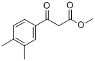 3-(3,4-DIMETHYL-PHENYL)-3-OXO-PROPIONIC ACID METHYL ESTER Struktur
