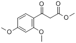 3-(2,4-二甲氧基苯基)-3-氧丙酸甲酯, 676348-64-4, 结构式