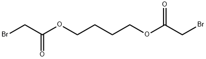 Bromoacetic acid 1,4-butanediyl ester Struktur