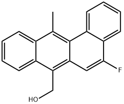 5-フルオロ-12-メチルベンゾ[a]アントラセン-7-メタノール 化学構造式