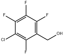 3-Chloro-2,4,5,6-tetrafluorobenzylalcohol 化学構造式