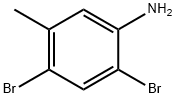 2,4-ジブロモ-5-メチルアニリン 化学構造式