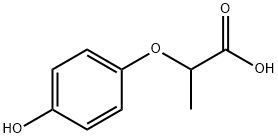 2-(4-HYDROXYPHENOXY)PROPIONIC ACID Structure