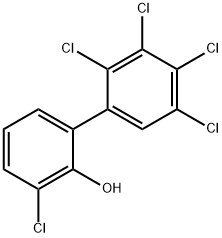 4-HYDROXY-2',3,3',4',5'-PENTACHLOROBIPHENYL Struktur