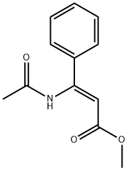 2-Propenoic acid, 3-(acetylaMino)-3-phenyl-, Methyl ester, (2Z)- Struktur
