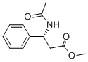 Methyl (R)-3-acetamido-3-phenylpropanoate Structure