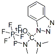 2-(1H-BENZOTRIAZOL-1-YL)-1,1,3,3-TETRAMETHYLURONIUM HEXAFLUOROPHOSPHATE Struktur