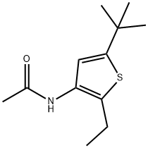 Acetamide, N-[5-(1,1-dimethylethyl)-2-ethyl-3-thienyl]- (9CI) 结构式