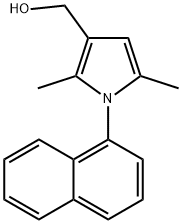 1H-PYRROLE-3-METHANOL, 2,5-DIMETHYL-1-(1-NAPHTHALENYL)- 结构式