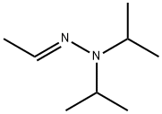 Acetaldehyde bis(1-methylethyl)hydrazone Struktur