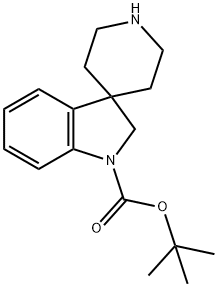 TERT-BUTYL SPIRO[INDOLE-3,4'-PIPERIDINE]-1(2H)-CARBOXYLATE|螺[吲哚啉-3,4'-哌啶]-1-甲酸叔丁酯
