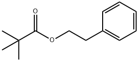 2,2-二甲基丙酸-2-苯基乙酯, 67662-96-8, 结构式