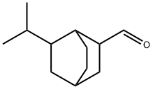 6-(1-メチルエチル)ビシクロ[2.2.2]オクタン-2-カルボアルデヒド 化学構造式