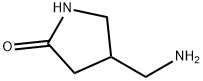 4-氨基甲基-吡咯烷-2-酮盐酸盐 结构式