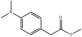 Benzeneacetic acid, 4-(diMethylaMino)-, Methyl ester Structure