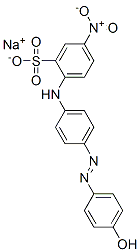 sodium 2-[[4-[(4-hydroxyphenyl)azo]phenyl]amino]-5-nitrobenzenesulphonate|