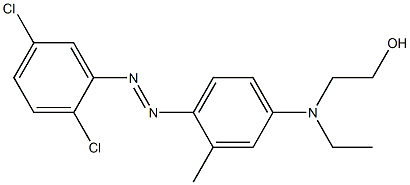 2-[[4-[(2,5-dichlorophenyl)azo]-3-methylphenyl]ethylamino]ethanol Struktur
