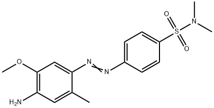 4-[(4-amino-5-methoxy-o-tolyl)azo]-N,N-dimethylbenzenesulphonamide Structure