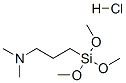 N,N-dimethyl-3-(trimethoxysilyl)propylamine hydrochloride Struktur