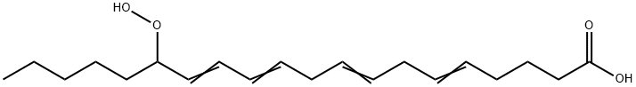 15-hydroperoxy-5,8,11,13-eicosatetraenoic acid Struktur