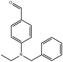 4-（N-エチル-N- ベンジル）アミノ-ベンゾアルデヒド 化学構造式
