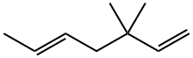 (E)-3,3-Dimethyl-1,5-heptadiene Struktur