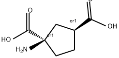 (±)-TRANS-ACPD 化学構造式