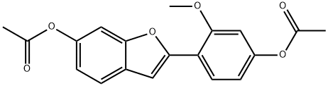 2-[4-(Acetyloxy)-2-methoxyphenyl]-6-benzofuranol acetate|