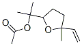 tetrahydro-alpha,alpha,5-trimethyl-5-vinylfurfuryl acetate Struktur